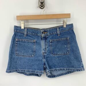 Levi’s Women Size 9 Shorts Vintage 1999 Dark Wash Denim Jean Low Rise Cotton